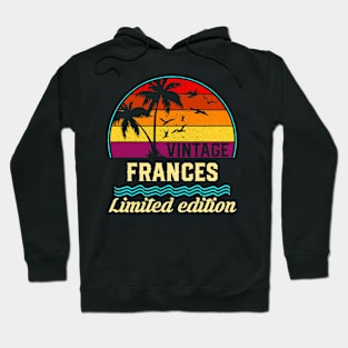 Vintage Frances Limited Edition, Surname, Name, Second Name Hoodie